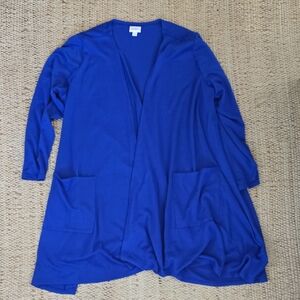 LuLaRoe Royal Blue Knit Cardigan